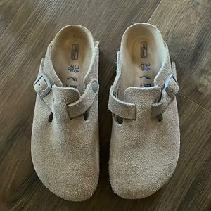 Birkenstocks Boston suede size 36 narrow